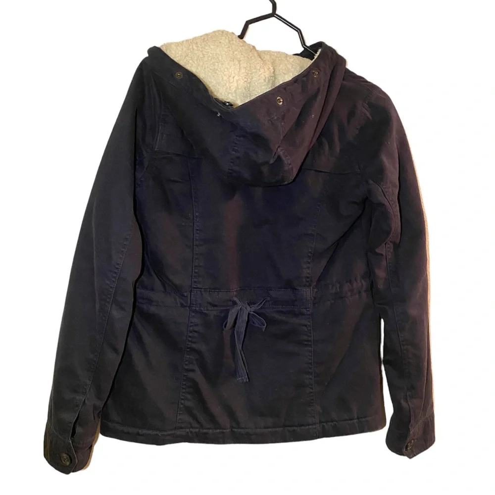 Hollister Sherpa Fur Coat - Picture 2 of 10